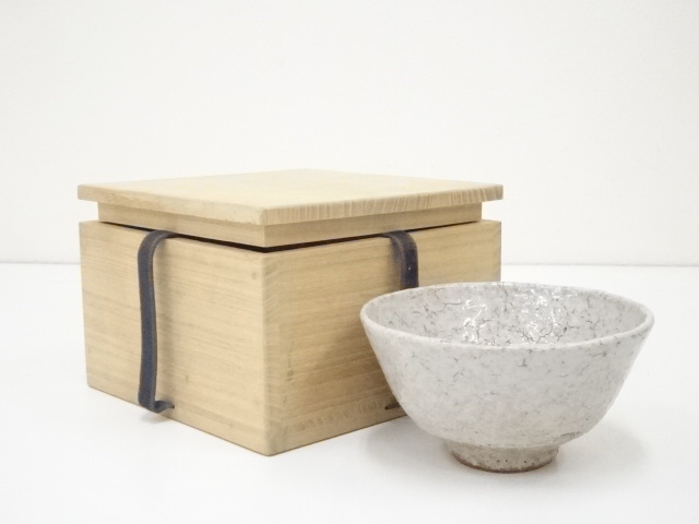 JAPANESE TEA CEREMONY HAGI WARE TEA BOWL CHAWAN
